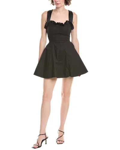 Free People Midnight Magic Mini Dress In Black
