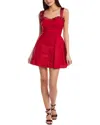 Free People Midnight Magic Mini Dress In Red