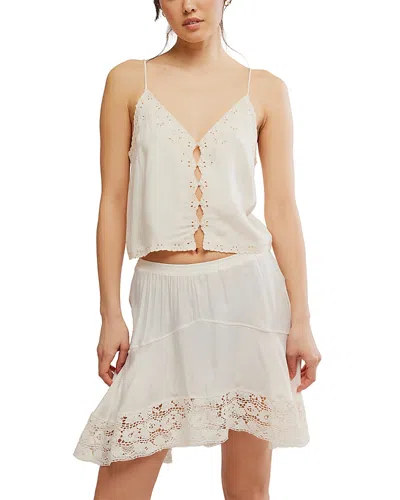 Free People Midnight Muse Half Slip In Neutral