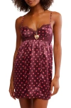 Free People Midnight Muse Mini Nightgown In Brown