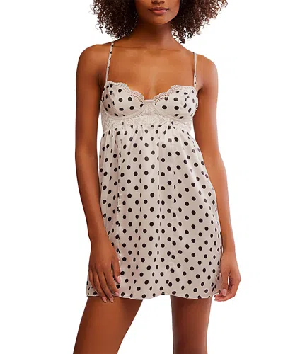 Free People Midnight Muse Mini Slip In Gray