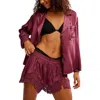 Free People X Intimately Fp Midnight Muse Sleep Short In Purple