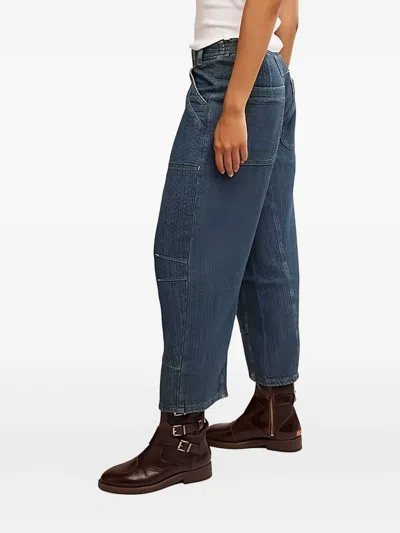Free People Midnight Voyage Jeans In Blue