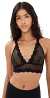 Free People Midweek Longline Lace Bra 2 Pack In Black And White-multi In Black