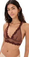 Free People Intimately Fp Midweek Longline Bralette In Mocha