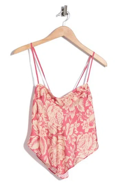 Free People Might Be Something Floral Cami In White