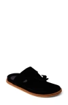 Free People Mika Flip Flop In Black Suede