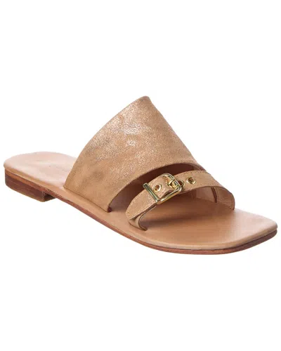 Free People Mila Minimal Leather Sandal In Neutral