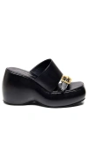 Free People Mila Wedge Slide Sandal In 黑色