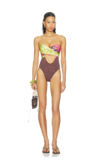 Free People Miley Convertible One Piece In Multi