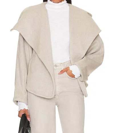 Free People Mina Jacket In Heathered Coffee In Neutral