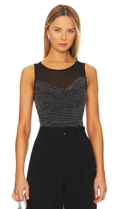 Free People Mirrorball Top In Black