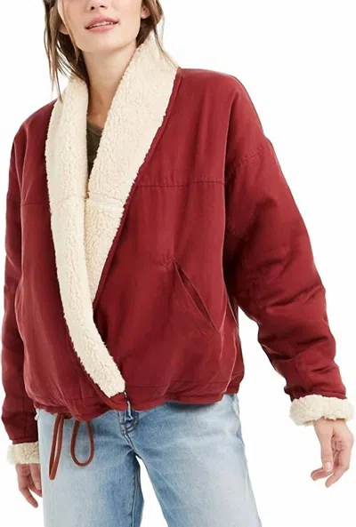 Free People Mix It Up Reversible Jacket In Wine In Red