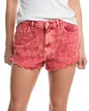 Free People Mixed Emotions Distressed High-low Denim Shorts