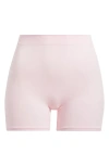 Free People Modal Blend Rib Shorts In Ballerina Pink