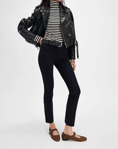Free People Molly Slim Pants In Black