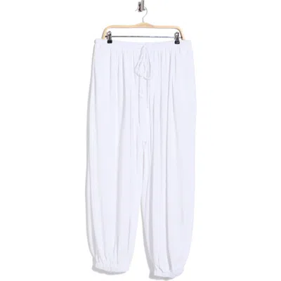 Free People Momentum Drawstring Balloon Pants In White