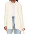 FREE PEOPLE MONDAY-FRIDAY CARDIGAN IN NILLA CREAM