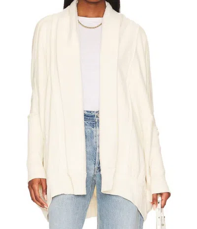 Free People Monday-friday Cardigan In Nilla Cream In White