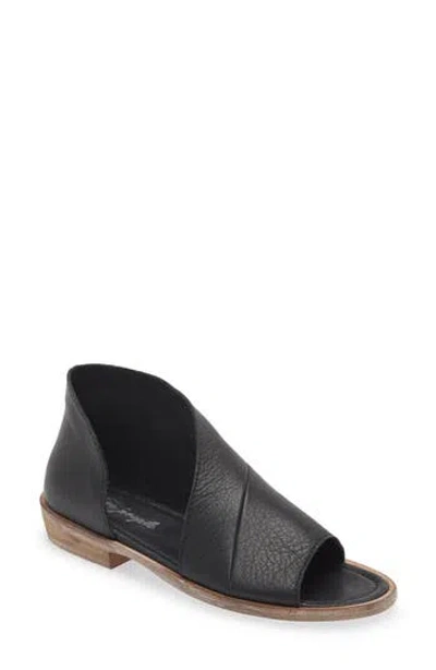 Free People Mont Blanc Asymmetrical Sandal In Black