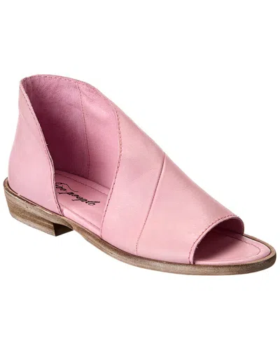 Free People Mont Blanc Leather Sandal In Pink
