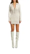 Free People Mont Blanc Mini Dress In Neutral In Neutral