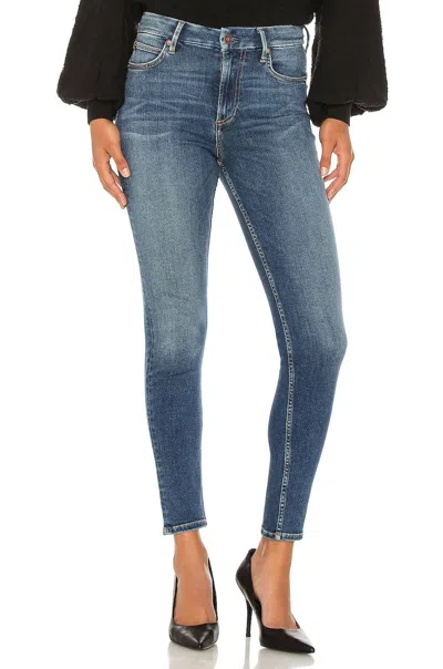 Free People Montana Skinny Jeans In Lake Blue