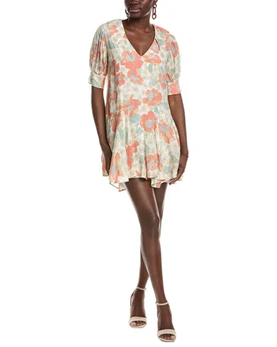 Free People Moon Chaser Mini Dress In White