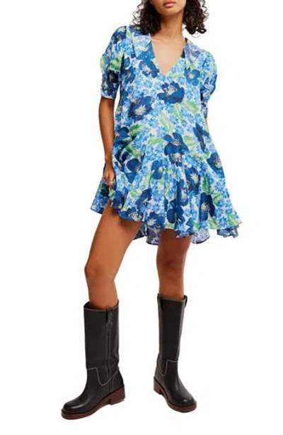 FREE PEOPLE FREE PEOPLE MOON CHASER TIERED SHIFT MINIDRESS
