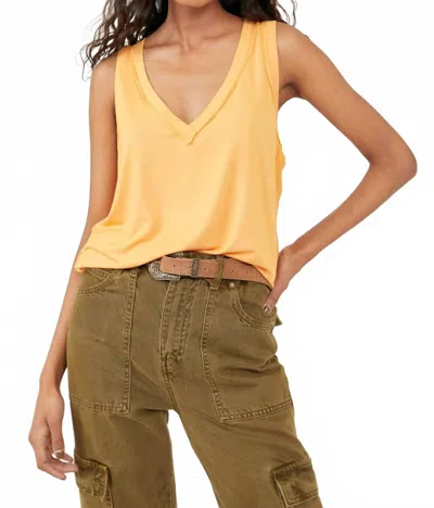 Free People Moon Dance Tank In Carrot Ginger In Multi