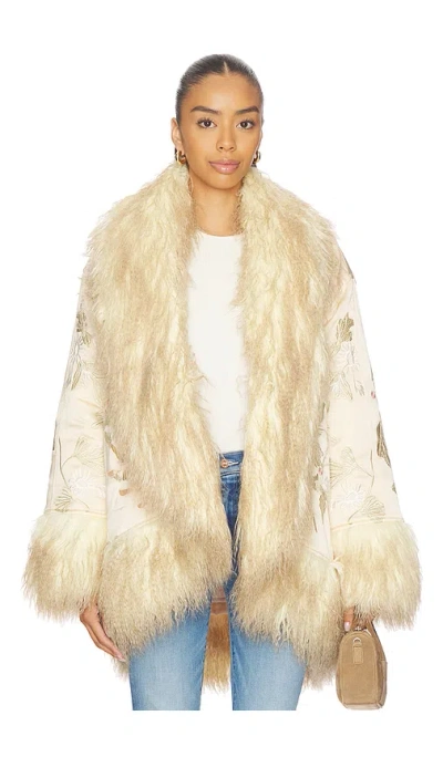 Free People Moon Petals Jacket In Neutral