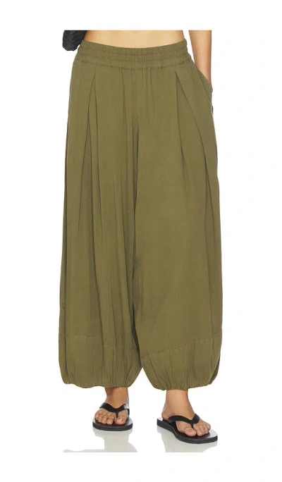 Free People Moonflower Balloon Pants In Green