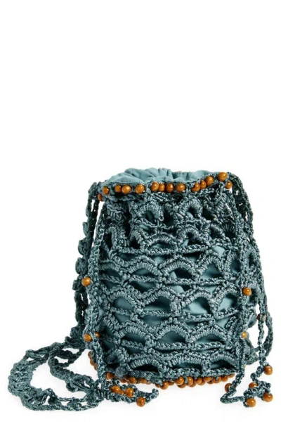 Free People Moonlight Crochet Bag In Agave