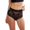 Free People Moonlit Meadow Bikini Brief In Black