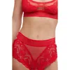 Free People Moonlit Meadow Bikini Brief In Red