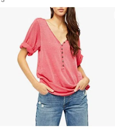 Free People Morgan Henley In Rose In Multi