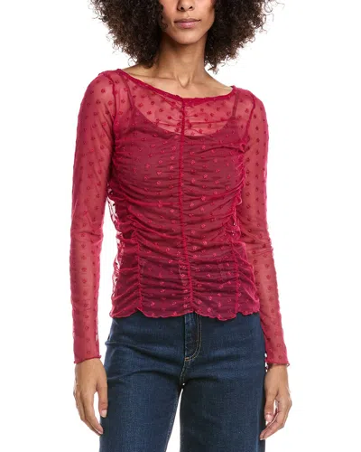 Free People Most Likely Layering Top In Red