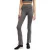 Free People Mountain Blazing Pocket Flare Leggings In Black Heather