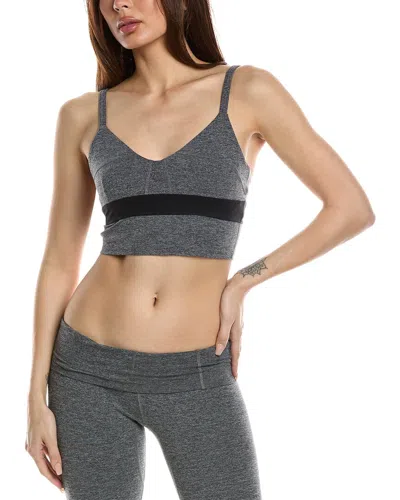 Free People Mountain Heather Crop Top In Black