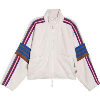Free People Mountain High Fleece Jacket In White