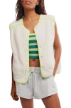 Free People Mountain High Water Resistant Vest In White