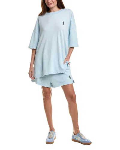 Free People Movement 2pc Back Me Up Set In Blue