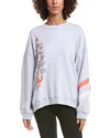 Free People All Star Logo Pullover In Steel Sport In Blue