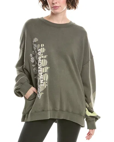 Free People Movement All Star Logo Pullover In Green