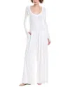 Free People Movement Hot Shot Wide Leg Jumpsuit In White