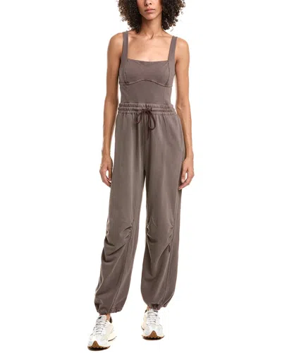Free People Movement Inbound Jumpsuit In Brown