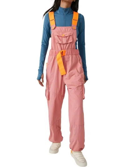 Free People Movement Morning Meadow Romper In Mauve In Multi