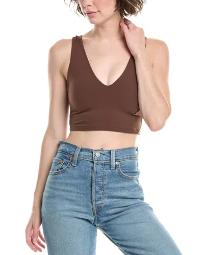 Free People Movement Never Better Crop Cami In Brown
