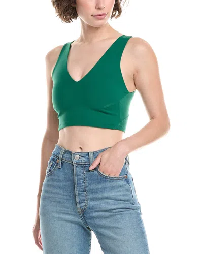 Free People Movement Never Better Crop Cami In Green