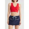 Free People Movement Never Better Crop V-neck Tank In Purple